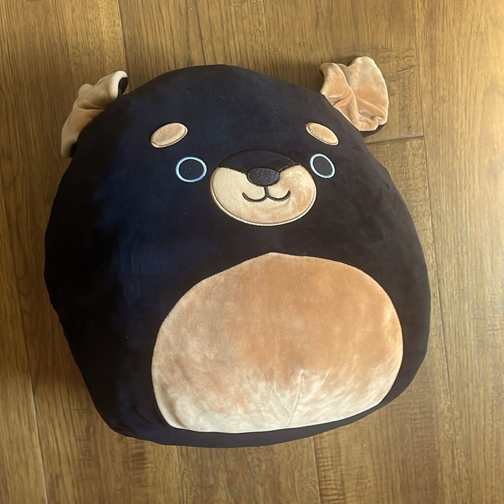 16” Mateo Squishmallow Rottweiler